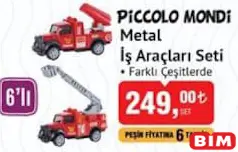PİCCOLO MONDİ OYUNCAK METAL İŞ ARAÇLARI SETİ 6'LI